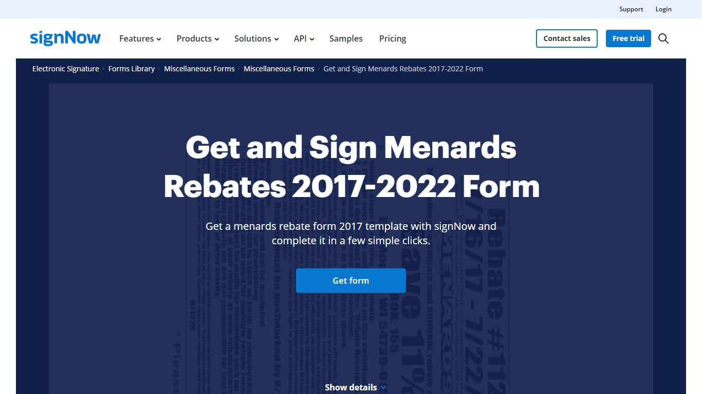 Menards Rebate Form - Fill Out and Sign Printable PDF Template | signNow